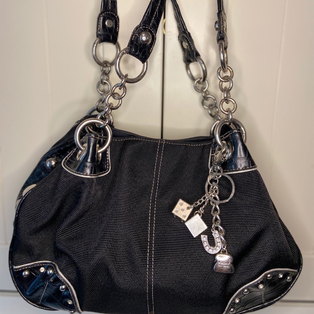 Kathy Van Zeeland black handbag